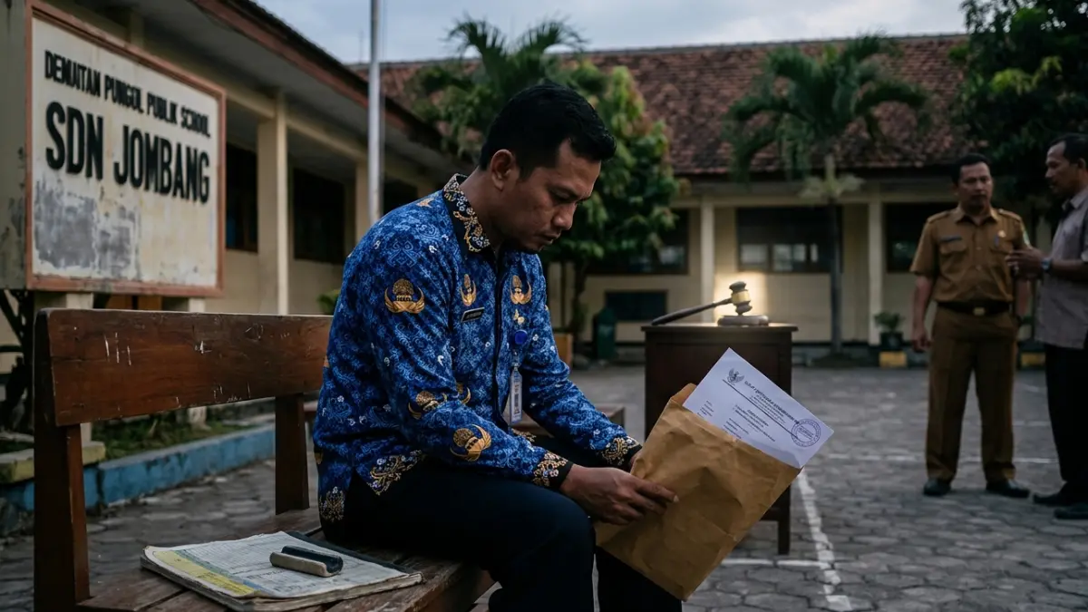 Guru Jombang Dipecat Yogi Susilo Hukum ASN